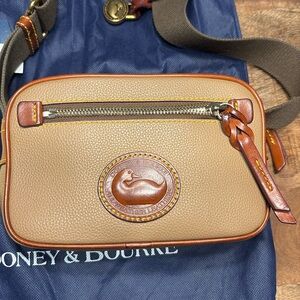 Dooney all weather leather camera crossbody
